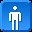 The Man in Blue Icon